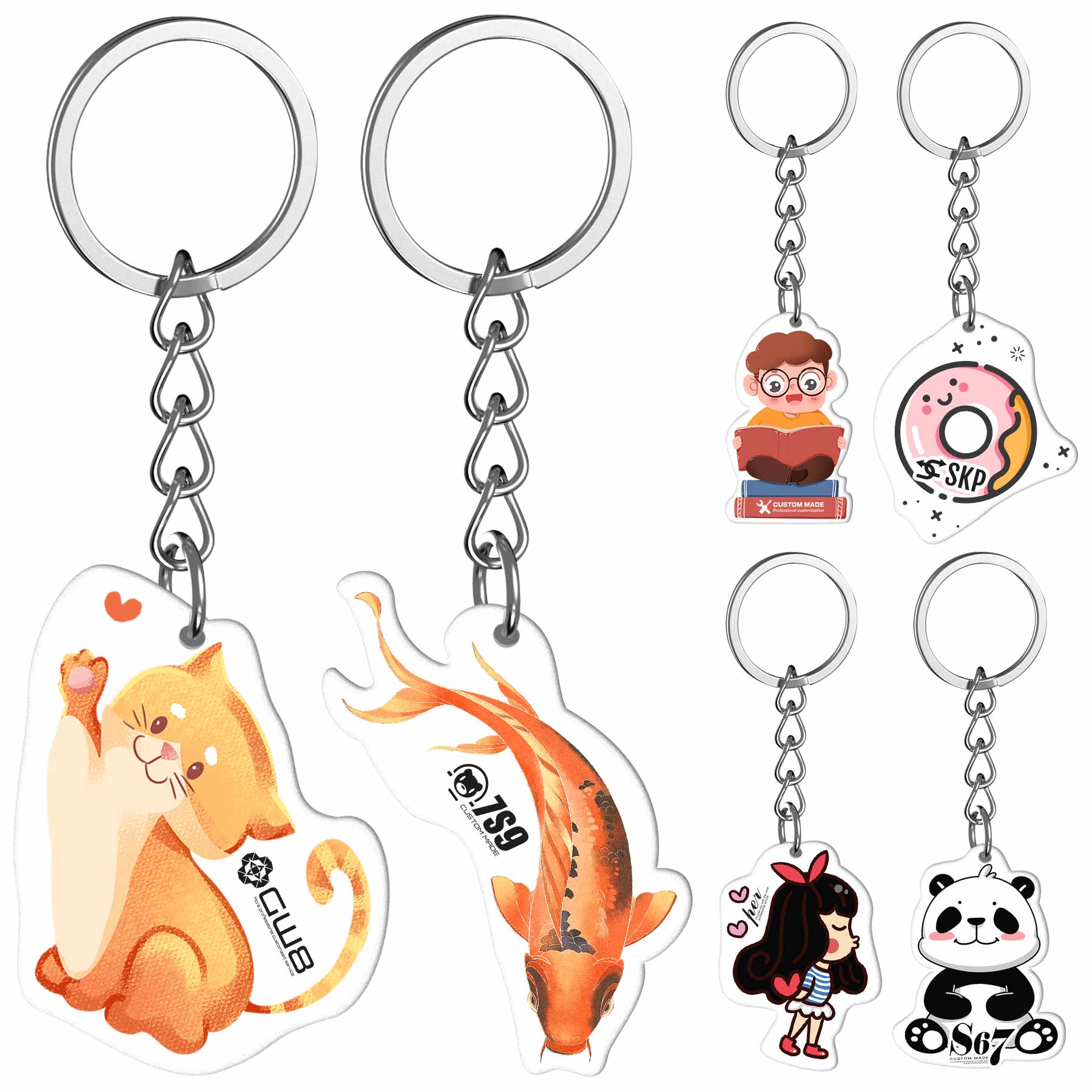 FlyFlyPromos - Acrylic Keychain - Promotional Product