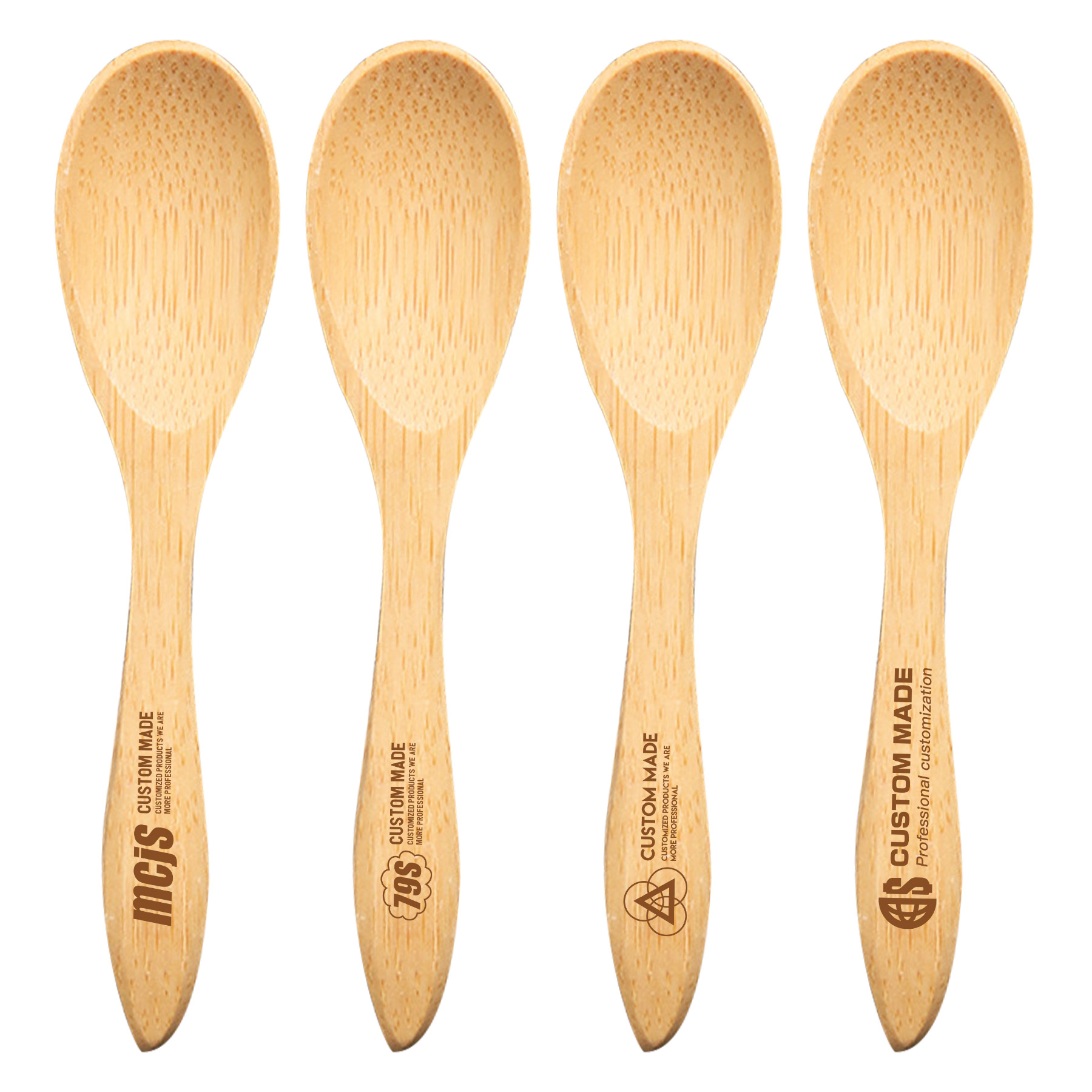 FlyFlyPromos - Bamboo Round Handle Spoon - Promotional Product