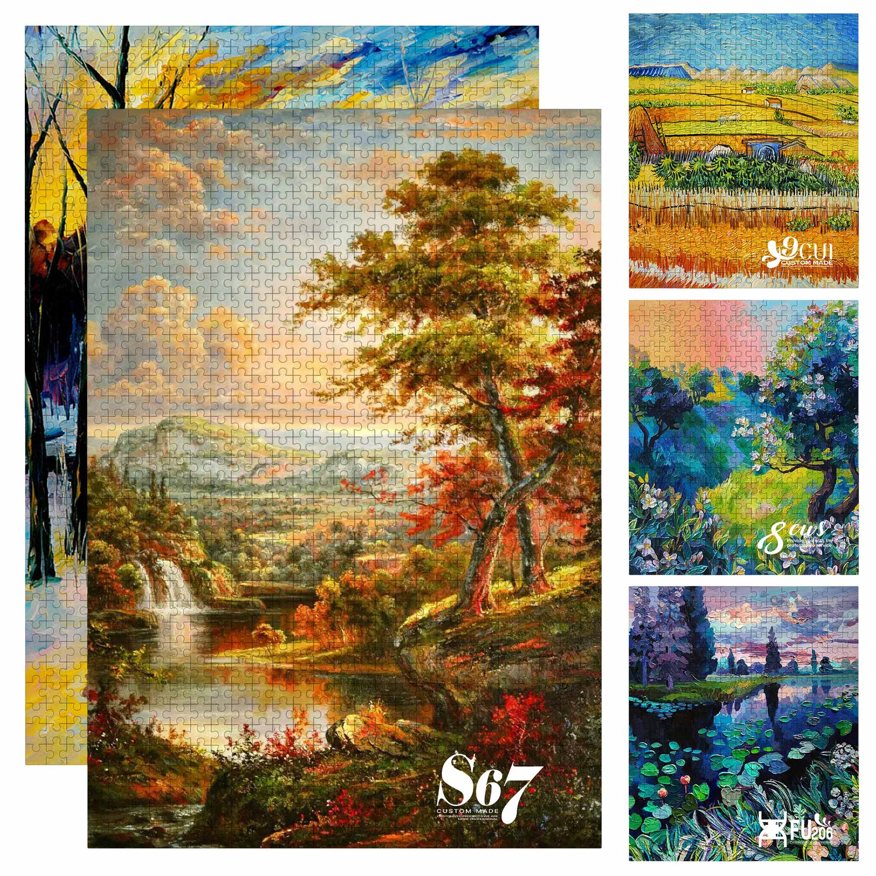 FlyFlyPromos - Custom 500pcs Jigsaw Puzzle - Promotional Product