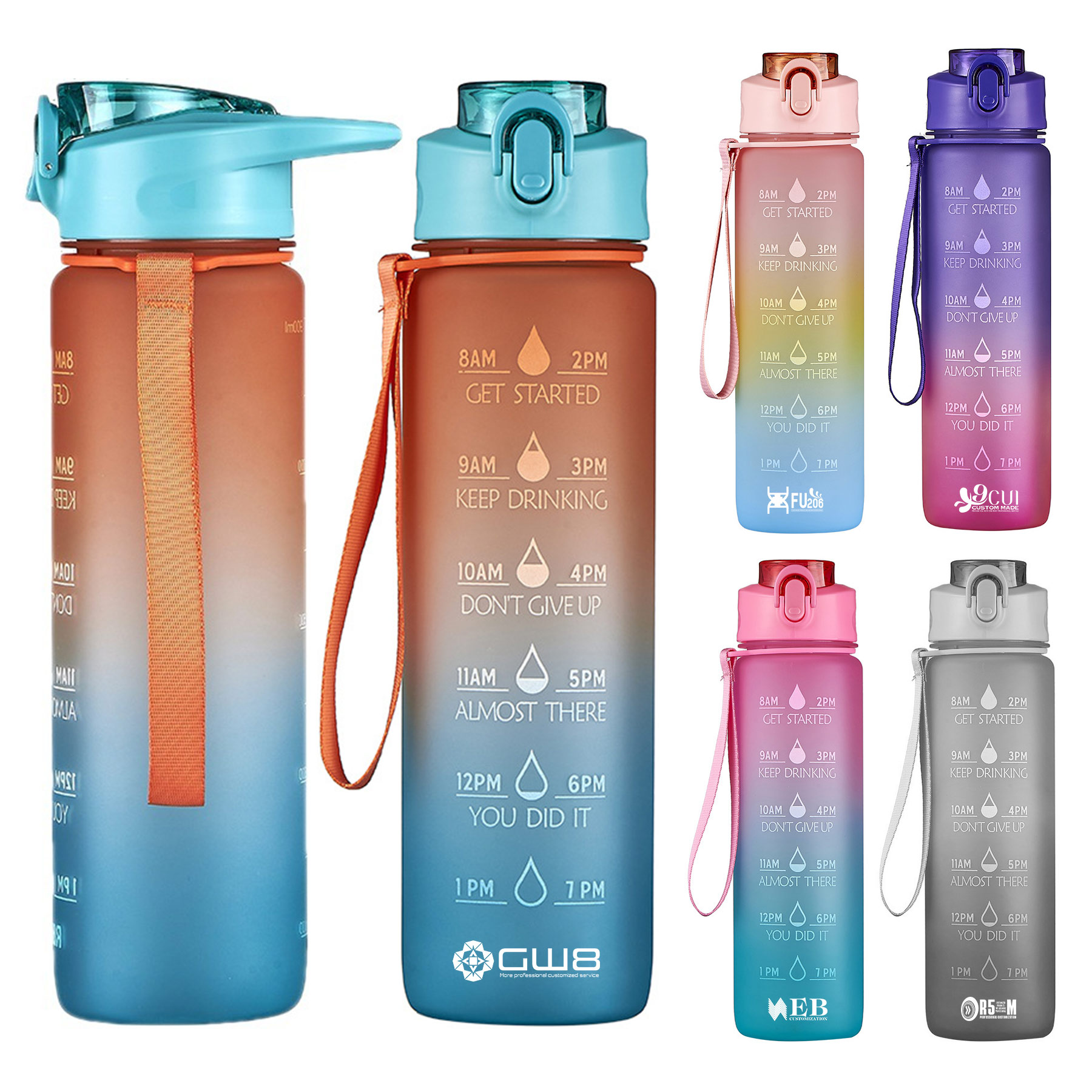 FlyFlyPromos - Gradient Sports Scale Bottle - Promotional Product
