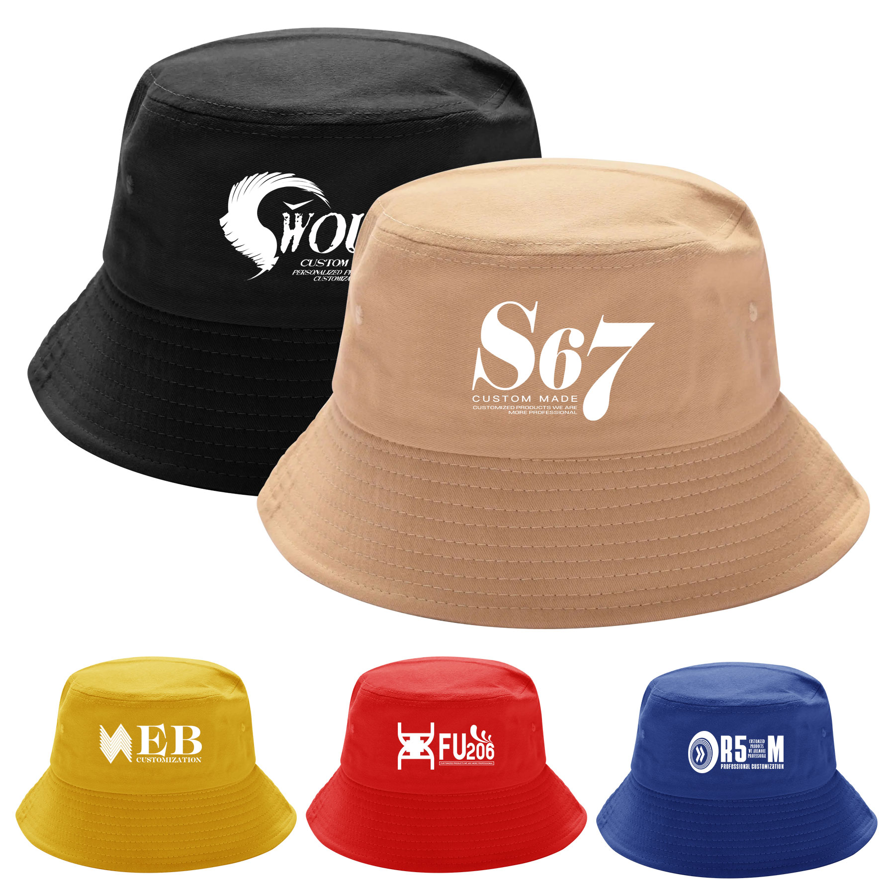 FlyFlyPromos - Poly Cotton Bucket Hat - Promotional Product