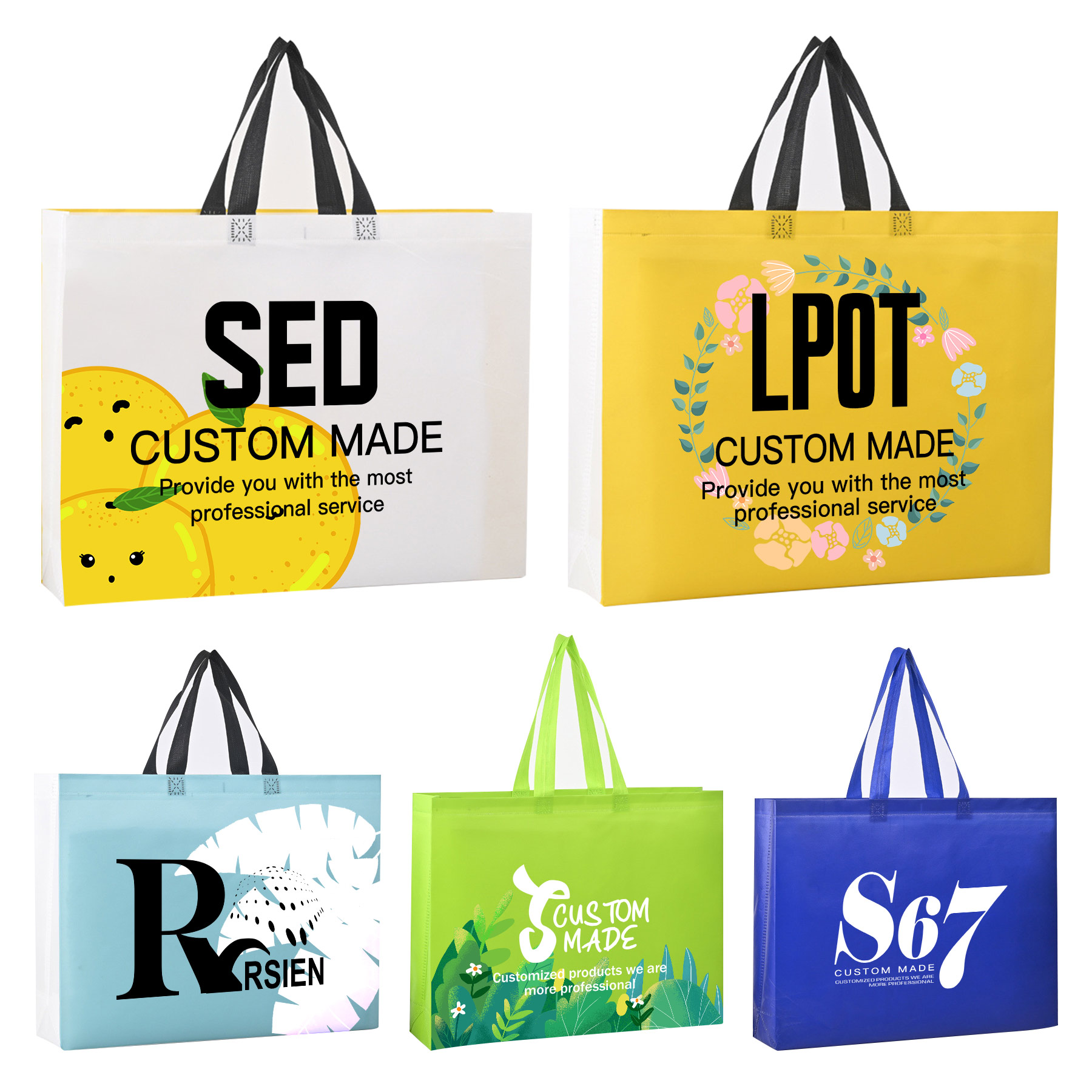 FlyFlyPromos - Laminated Heat Pressed Nonwoven Bag - Promotional Product
