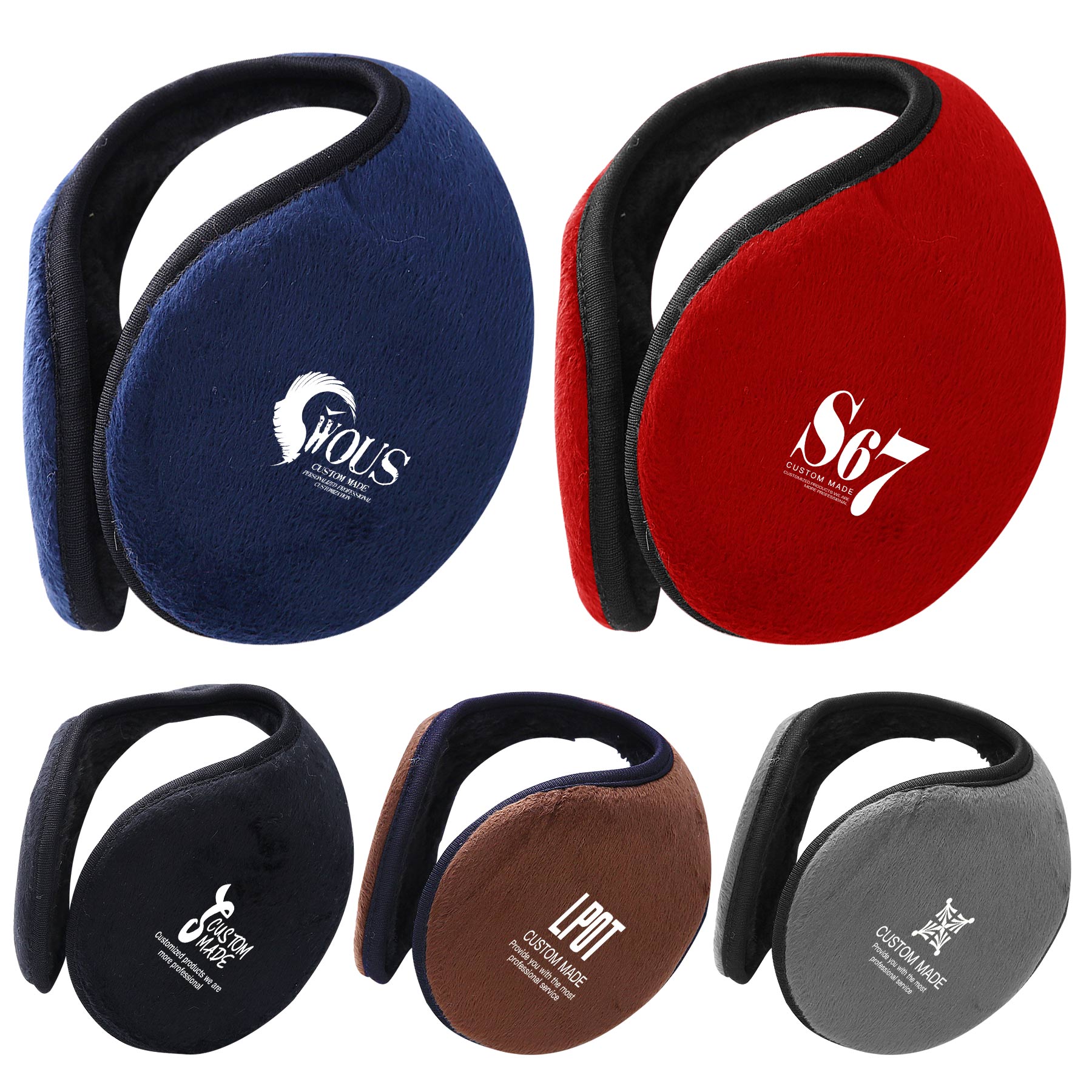 FlyFlyPromos - Foldable Winter Ear Muffs - Promotional Product
