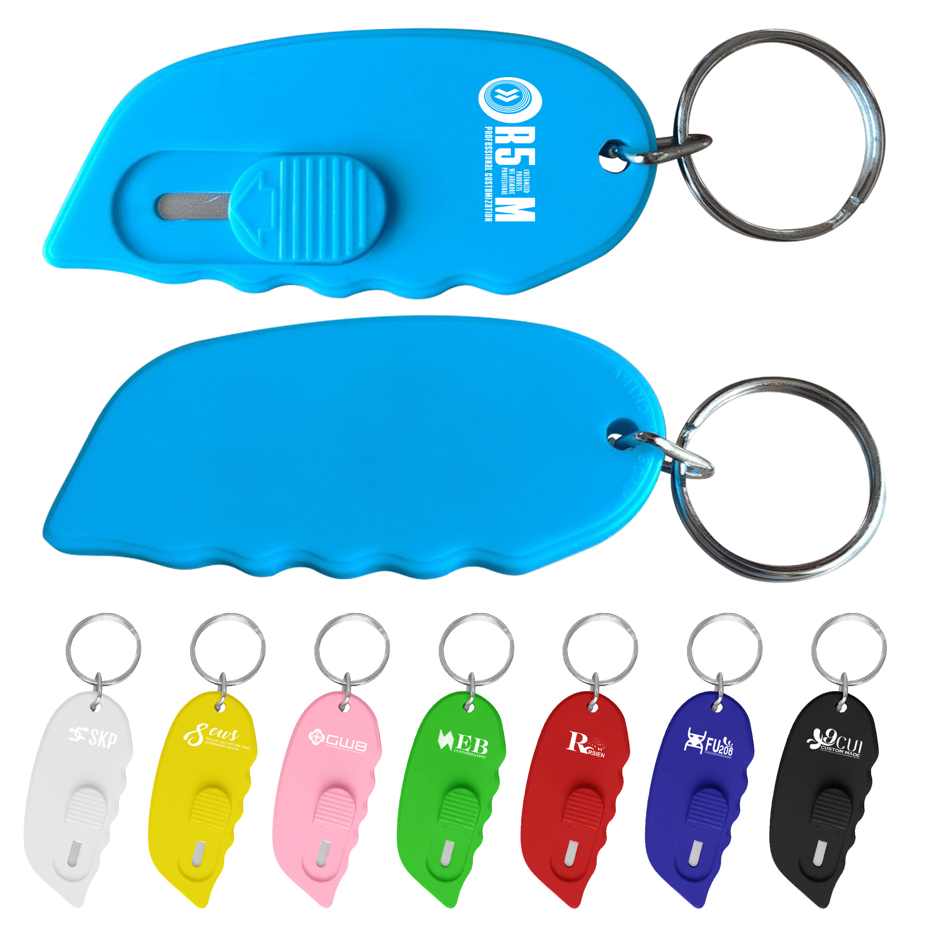 FlyFlyPromos - Portable Mini Box Cutter Keychain - Promotional Product