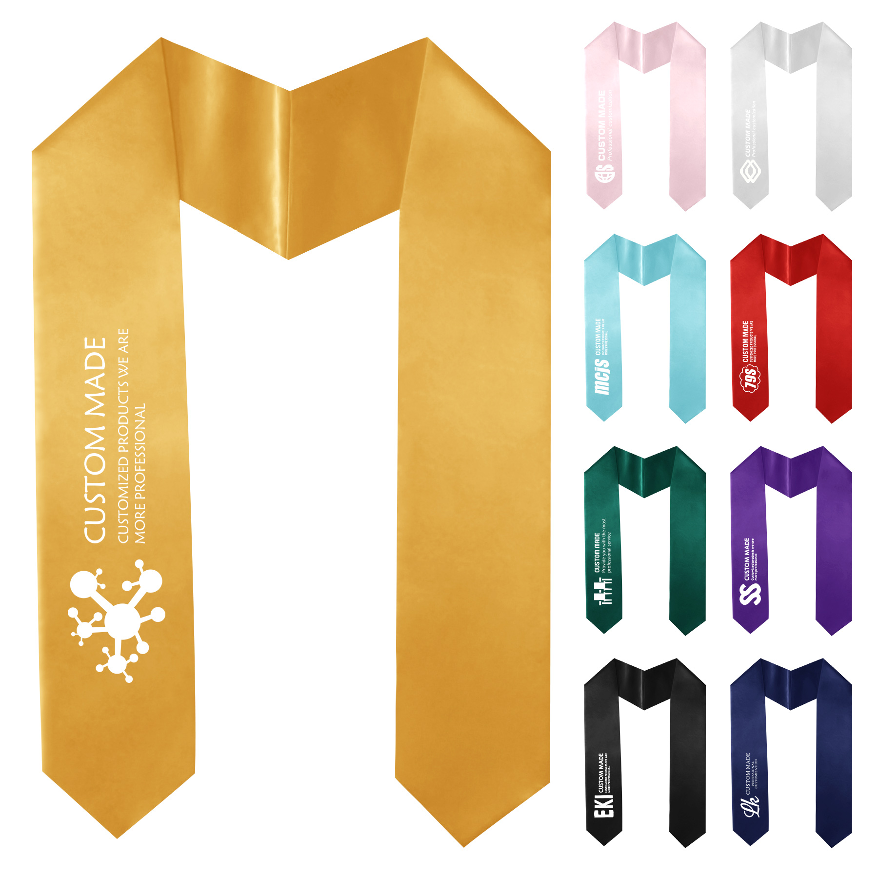 FlyFlyPromos - University &amp; College Graduation Honor Stole - Promotional Product