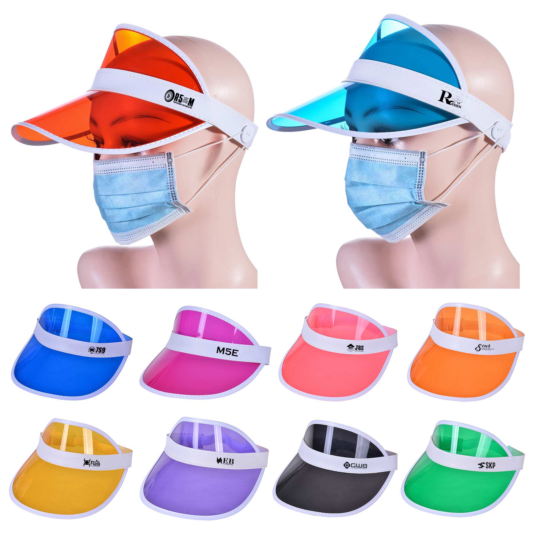 FlyFlyPromos - Unisex Transparent Cap with UV Protection - Promotional Product