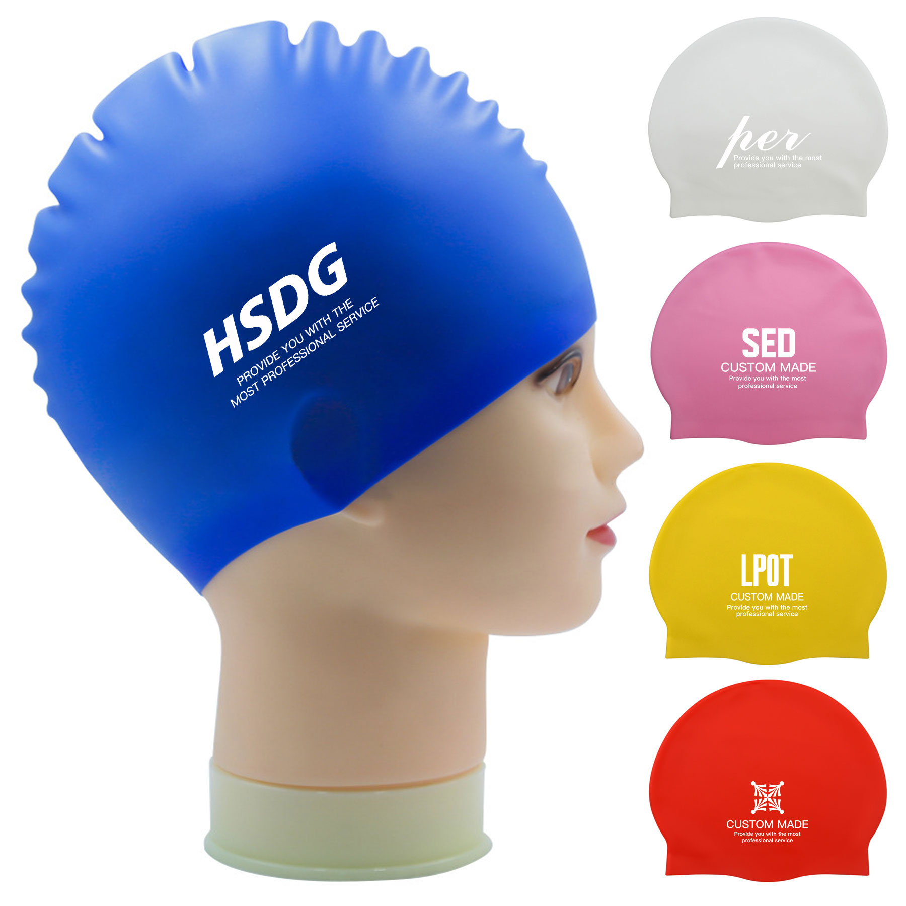 FlyFlyPromos - Silicone Swimming Cap - Promotional Product