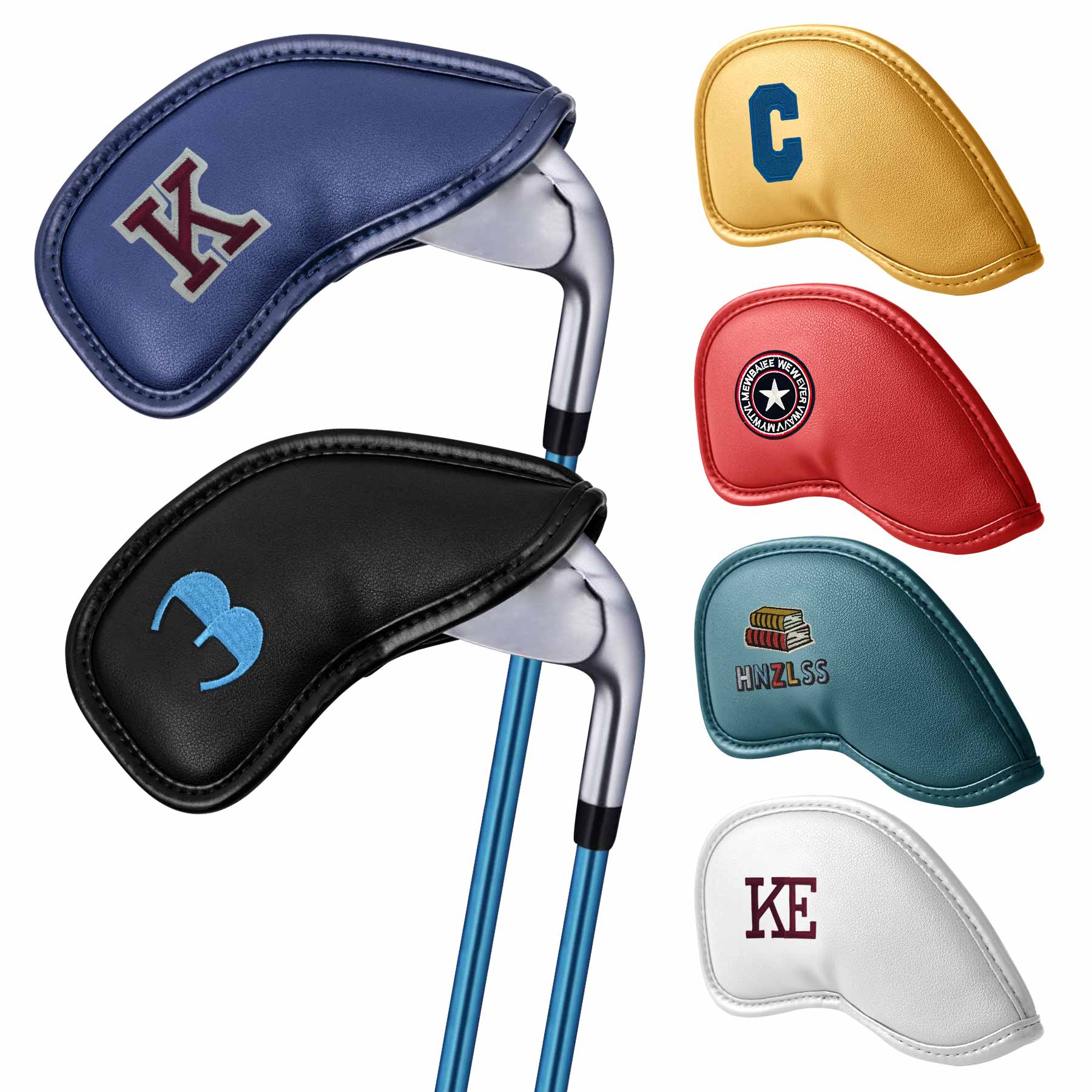 FlyFlyPromos - PU Golf Club Head Covers - Promotional Product