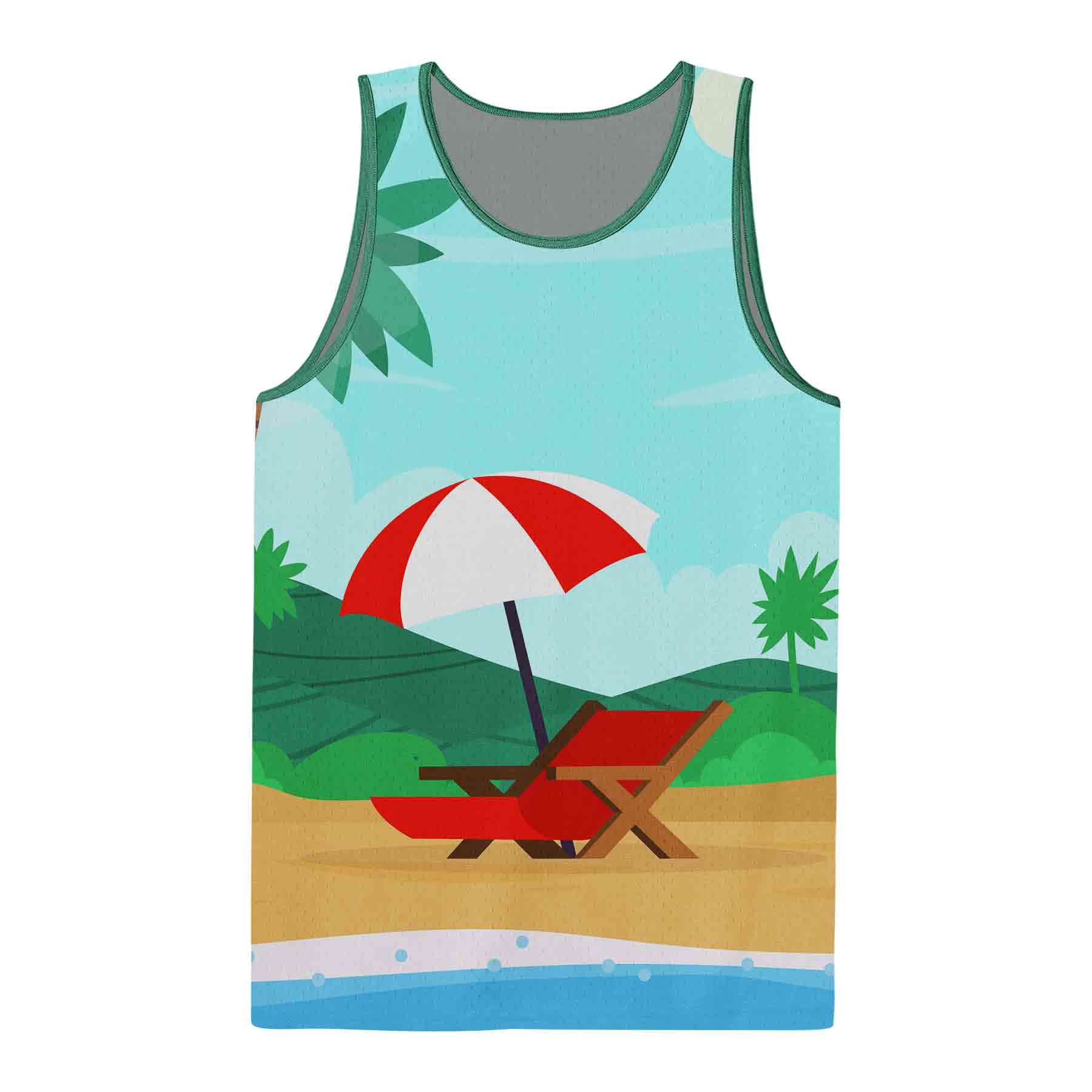 FlyFlyPromos - Summer Casual Novelty Sleeveless Top Tees Shirt Image 3 - Promotional Product