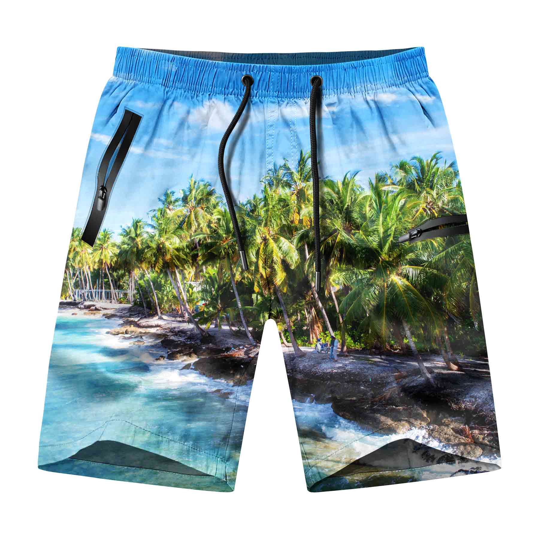 FlyFlyPromos - Quick Dry Swim Shorts with Mesh Lining Swimwear Bathing Suits Image 7 - Promotional Product