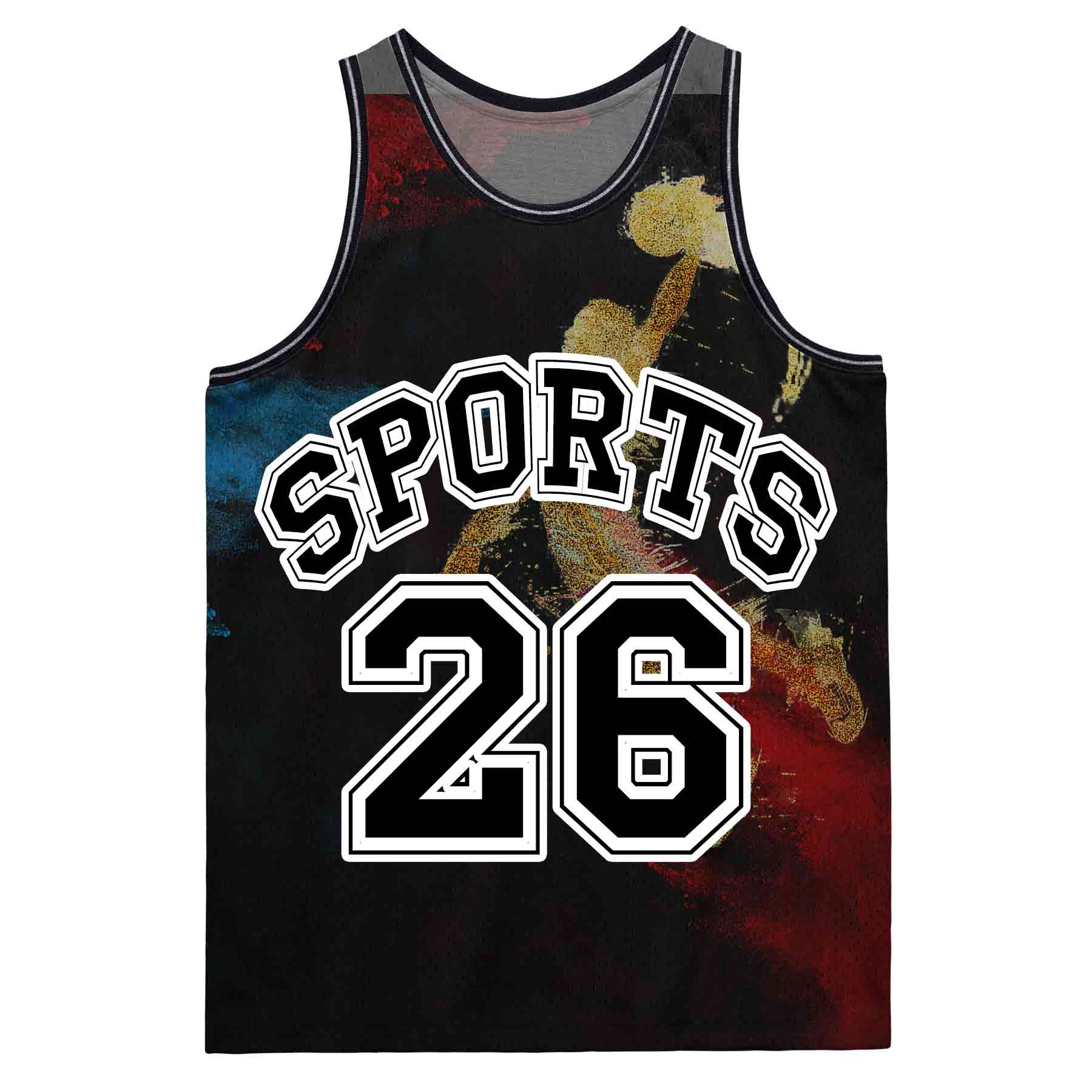 FlyFlyPromos - Custom Men Basketball Shortsleeve Jersey Image 4 - Promotional Product