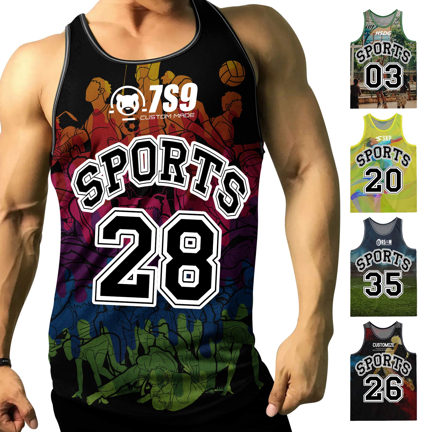 FlyFlyPromos - Custom Men Basketball Shortsleeve Jersey - Promotional Product