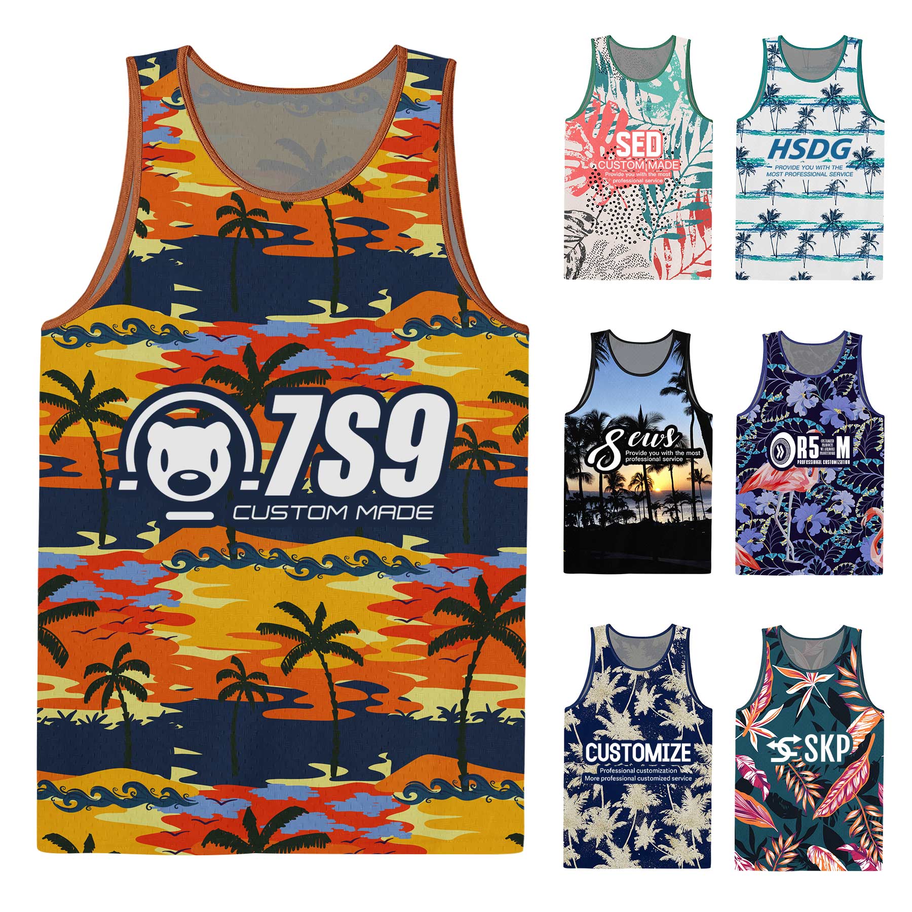 FlyFlyPromos - Unisex Adult Digital Tank Tops - Promotional Product