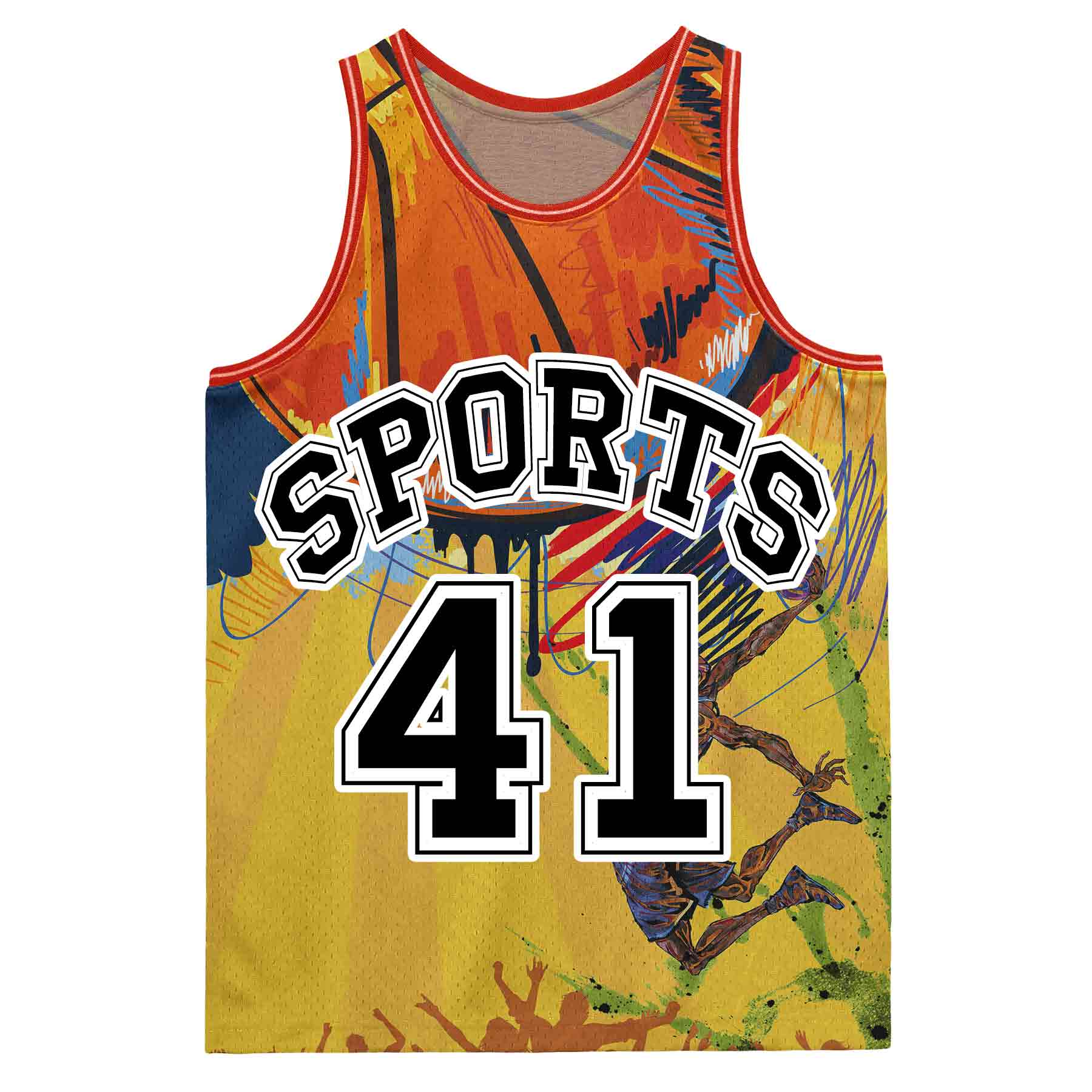 FlyFlyPromos - Basketball Jersey for Men/Boy with Dye Sublimation Image 8 - Promotional Product