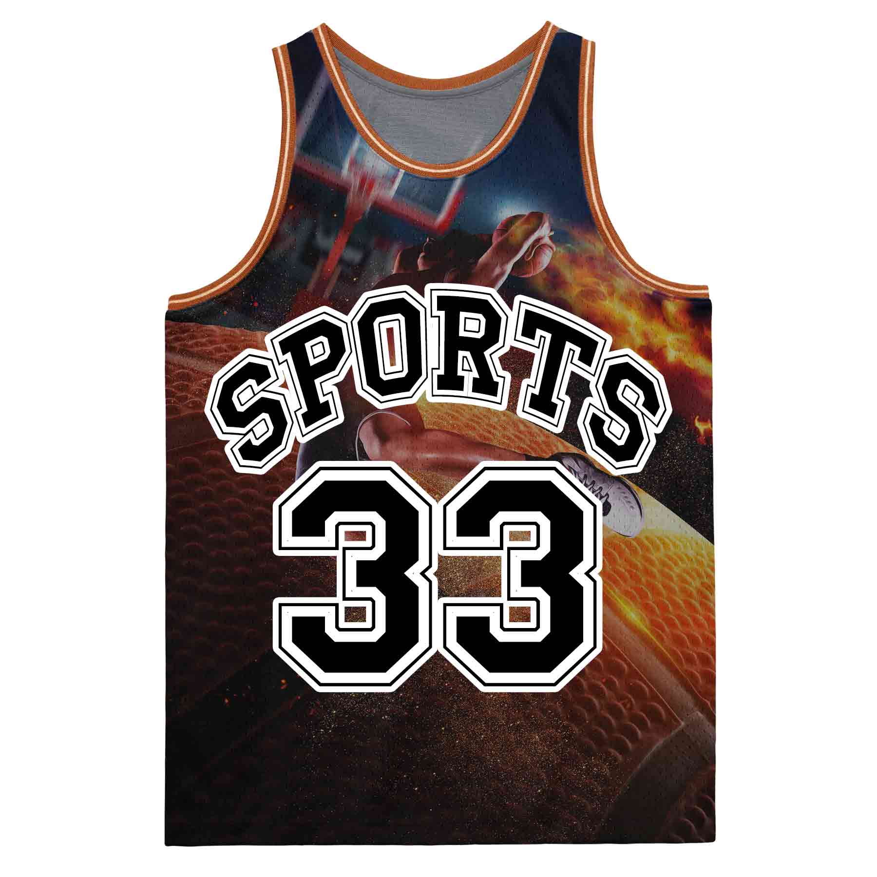 FlyFlyPromos - Basketball Jersey for Men/Boy with Dye Sublimation Image 6 - Promotional Product