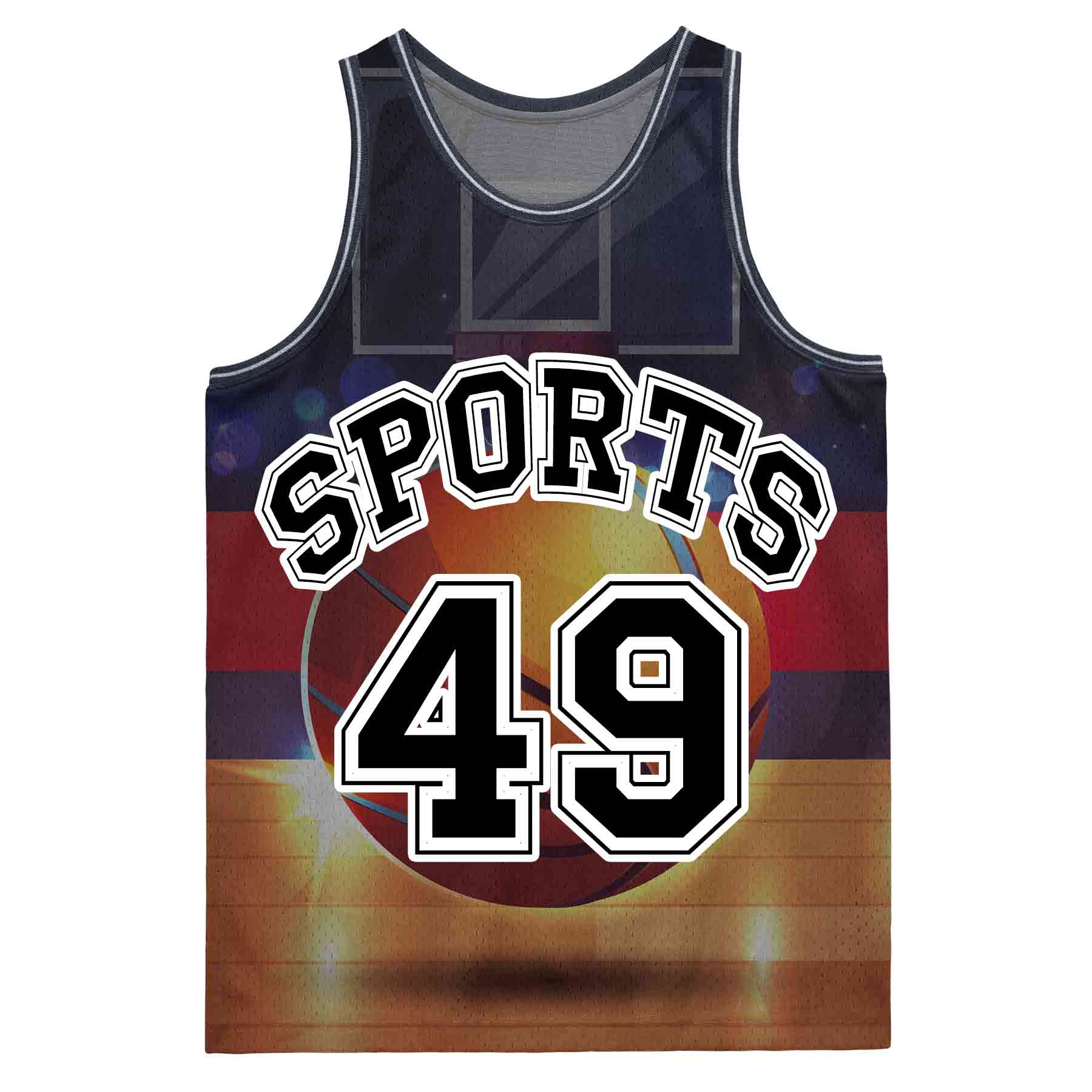 FlyFlyPromos - Basketball Jersey for Men/Boy with Dye Sublimation Image 3 - Promotional Product