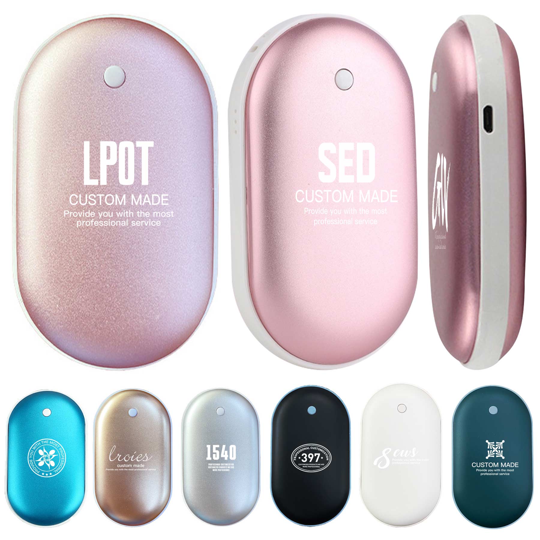 FlyFlyPromos - Rechargeable Portable USB Hand Warmer - Promotional Product