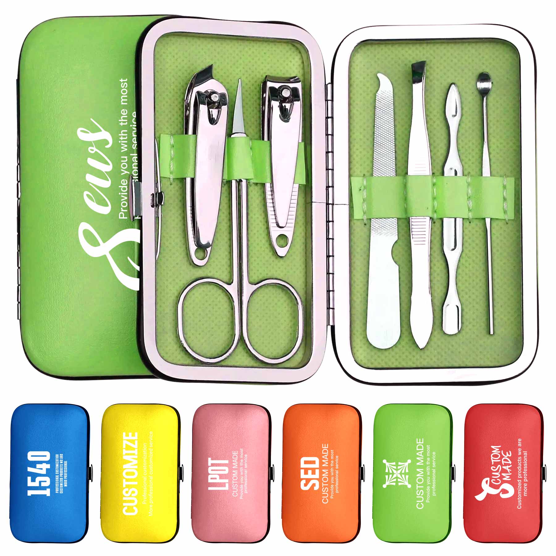 FlyFlyPromos - Manicure Nail Clippers Travel Kit - Promotional Product