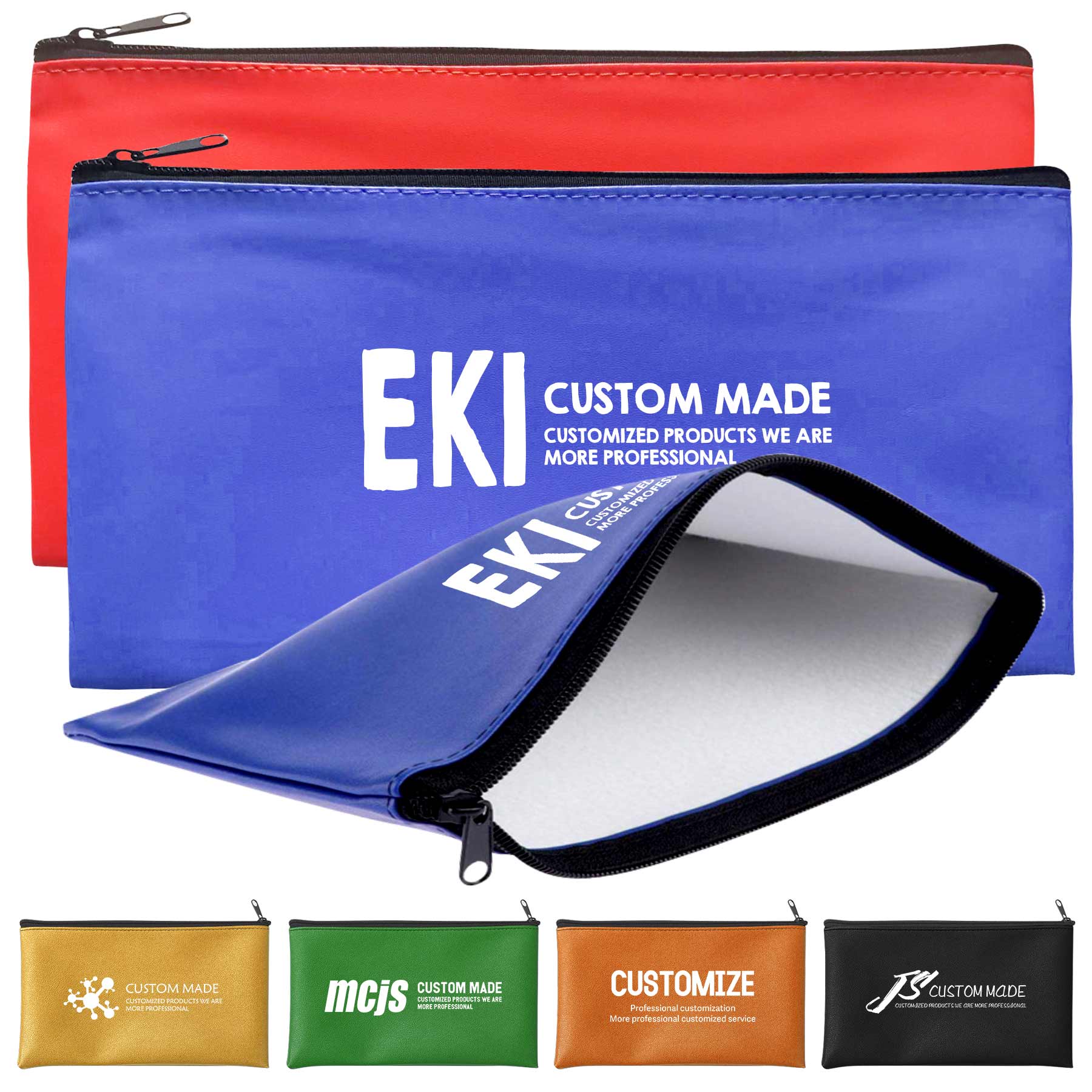 FlyFlyPromos - Bank Deposit Cash and Coin Bag - Promotional Product
