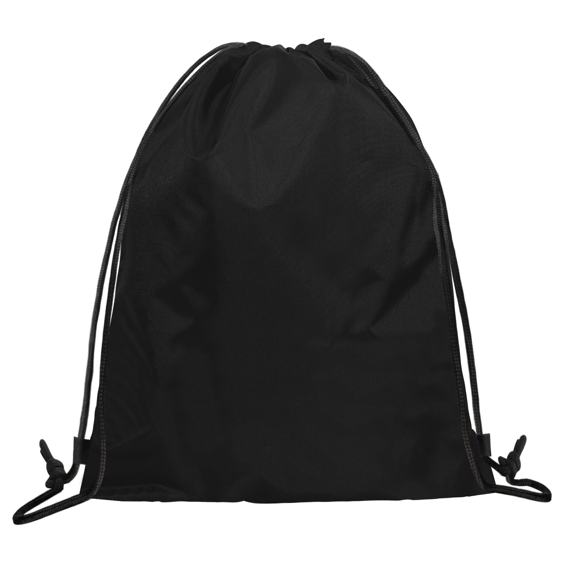 FlyFlyPromos - 210D Polyester Drawstring Backpack Bundle Pocket Image 3 - Promotional Product