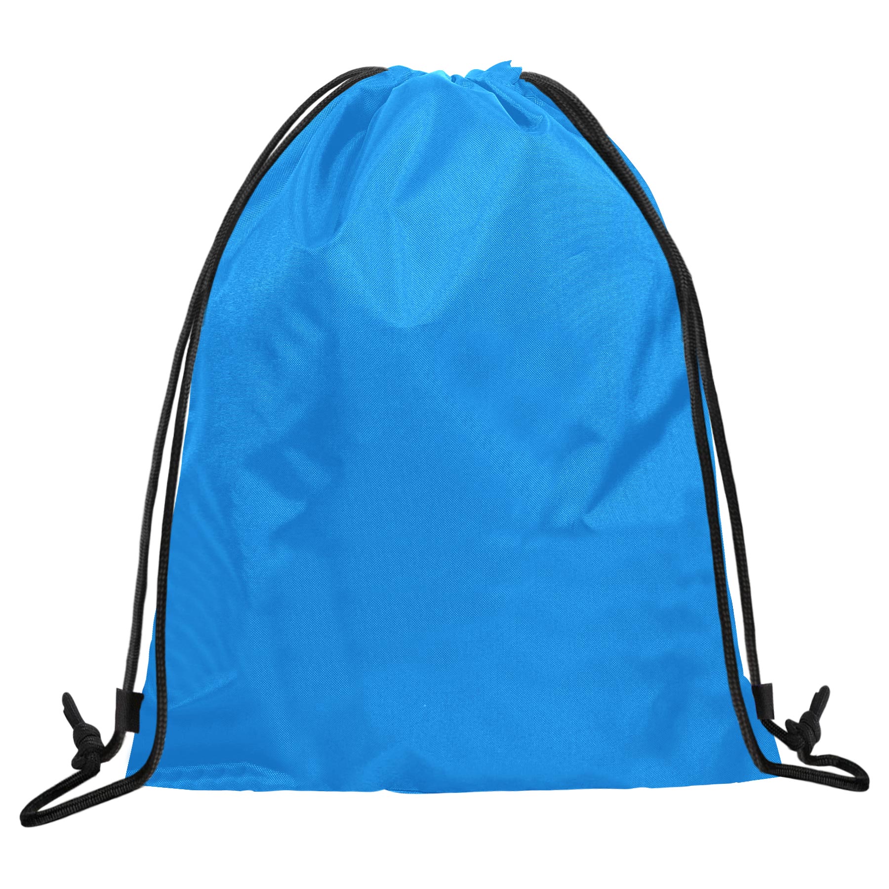 FlyFlyPromos - 210D Polyester Drawstring Backpack Bundle Pocket Image 2 - Promotional Product