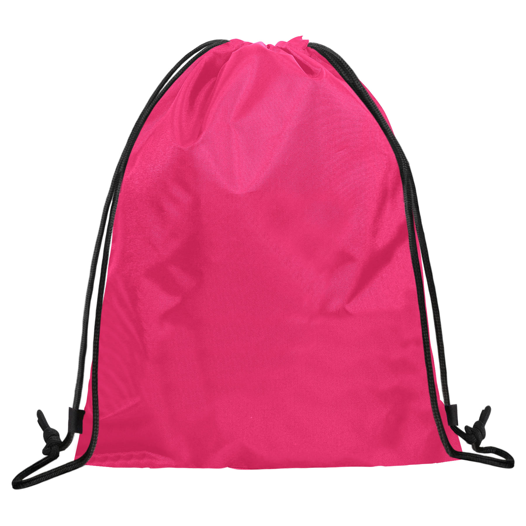 FlyFlyPromos - 210D Polyester Drawstring Backpack Bundle Pocket Image 7 - Promotional Product
