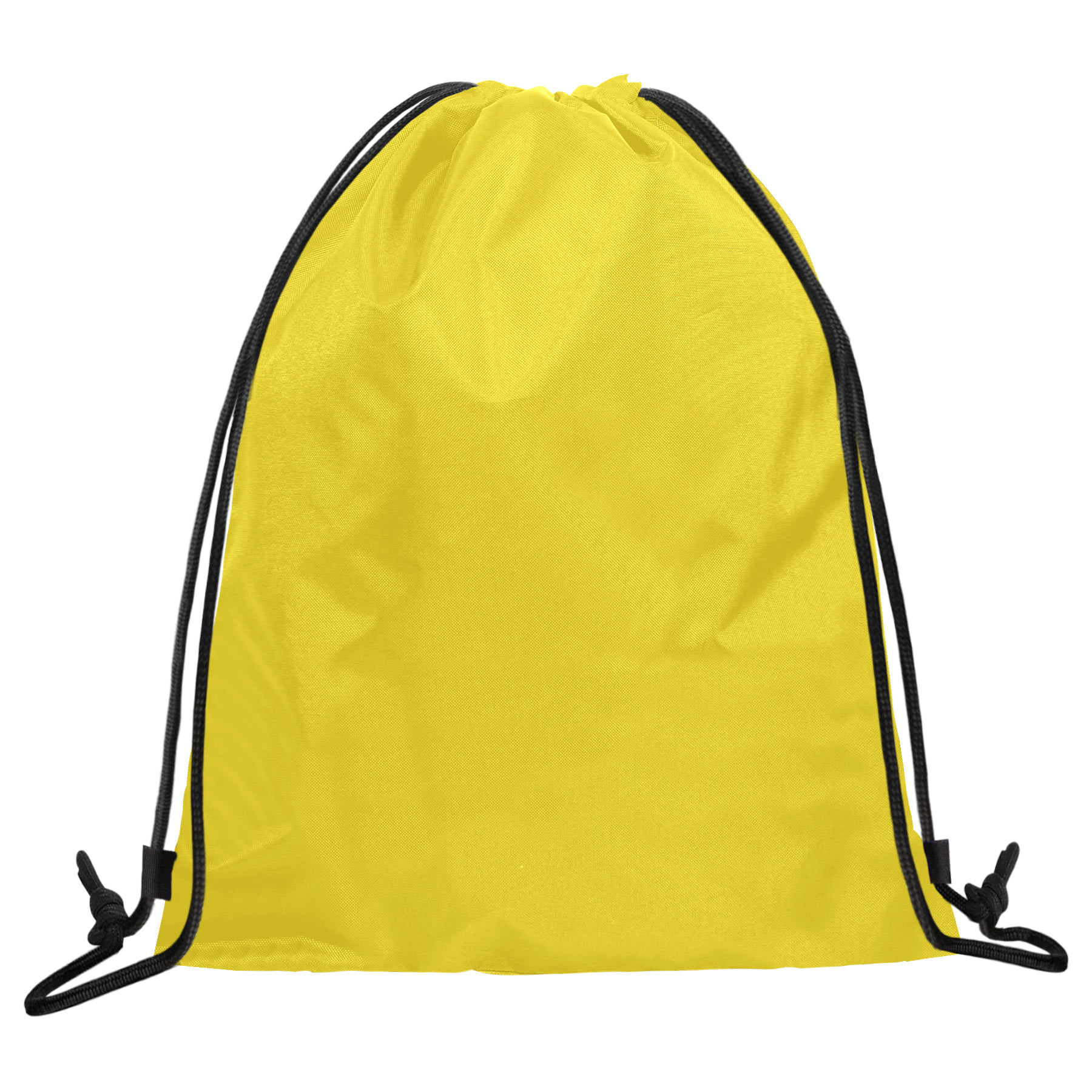 FlyFlyPromos - 210D Polyester Drawstring Backpack Bundle Pocket Image 4 - Promotional Product