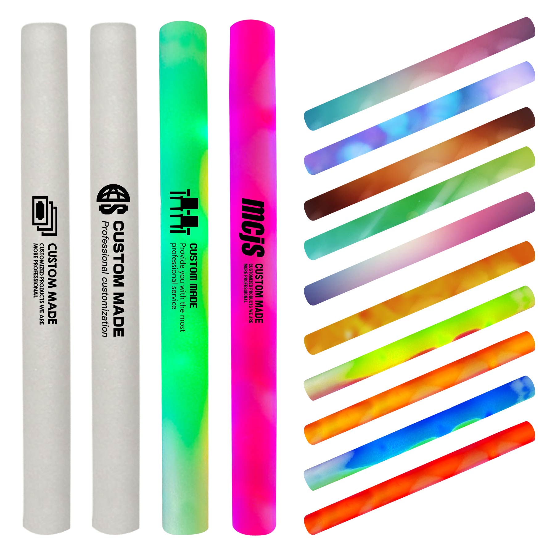 FlyFlyPromos - LED Foam Glow Sticks - Promotional Product