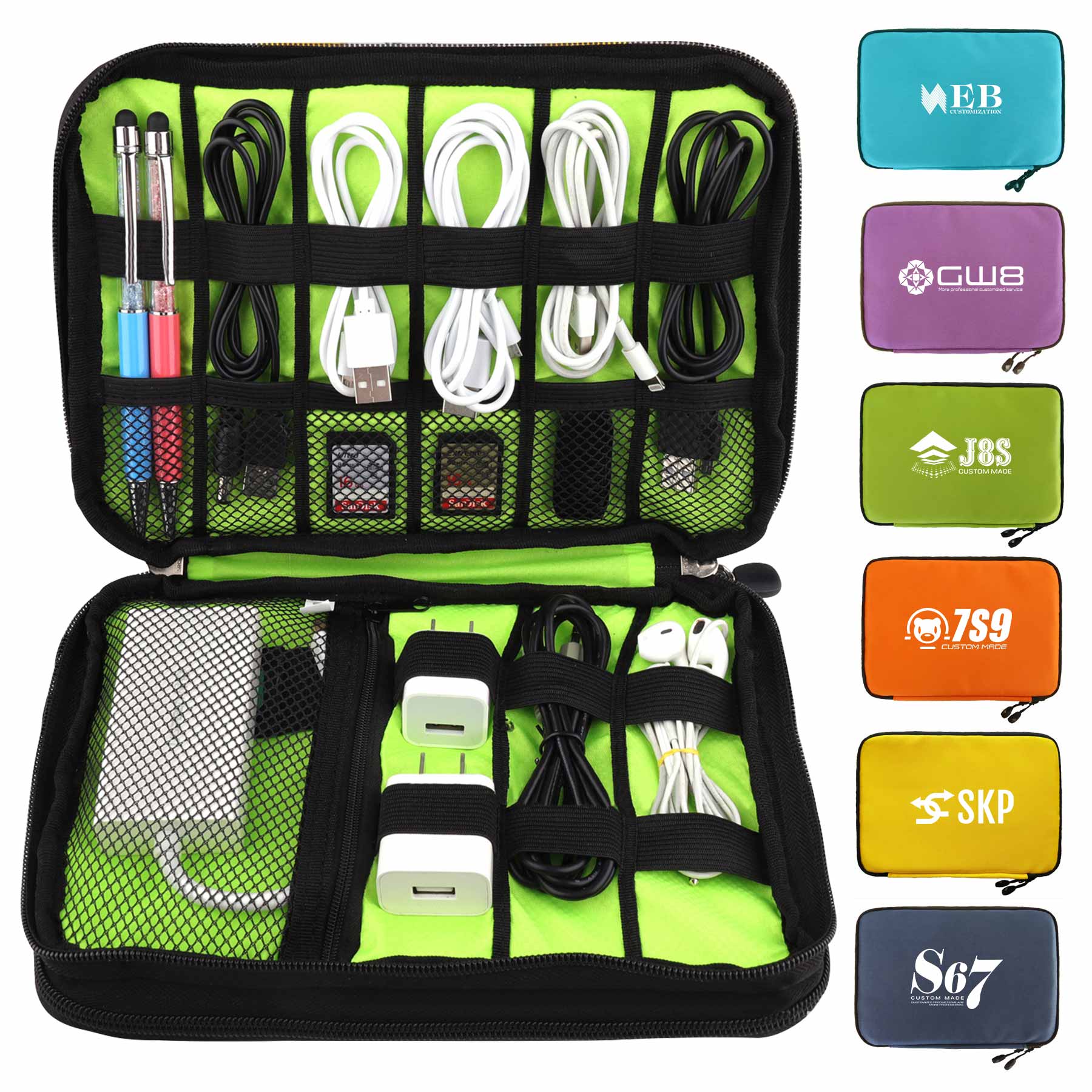 FlyFlyPromos - Travel Cable Organizer  Pouch - Promotional Product