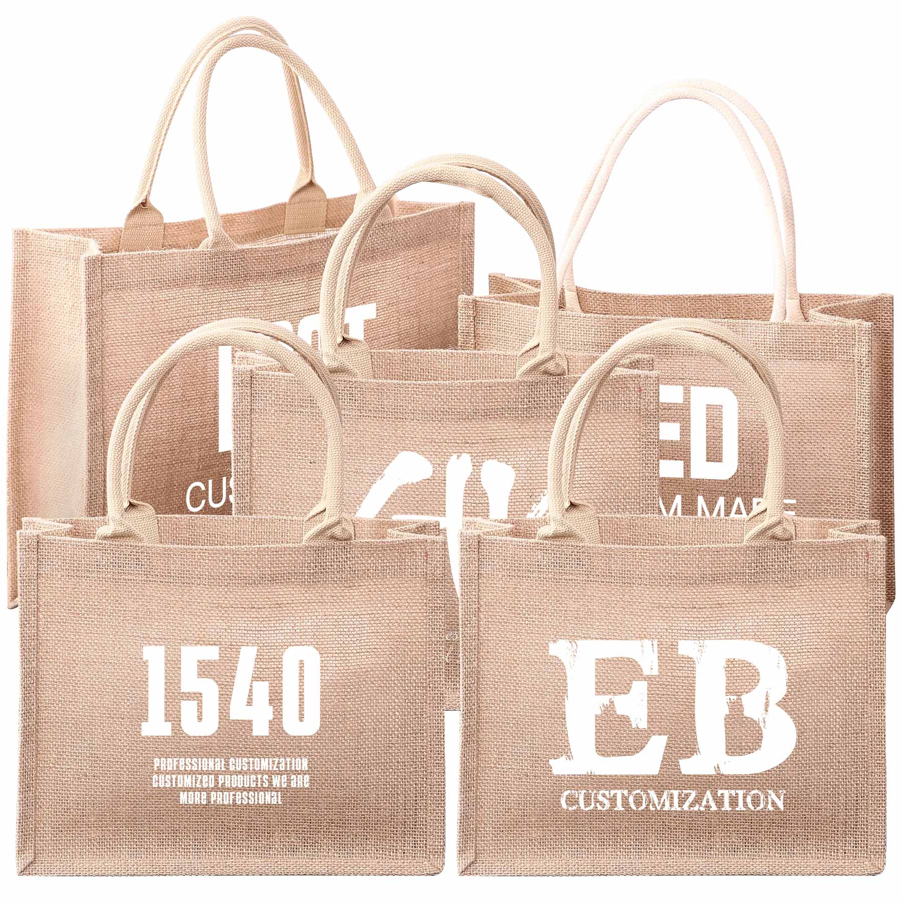 FlyFlyPromos - Jute Tote Beach Bag - Promotional Product