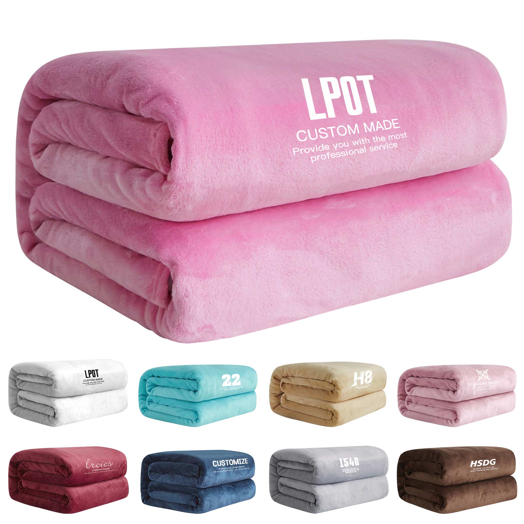 FlyFlyPromos - Super Soft Flannel Queen Size Blanket - Promotional Product
