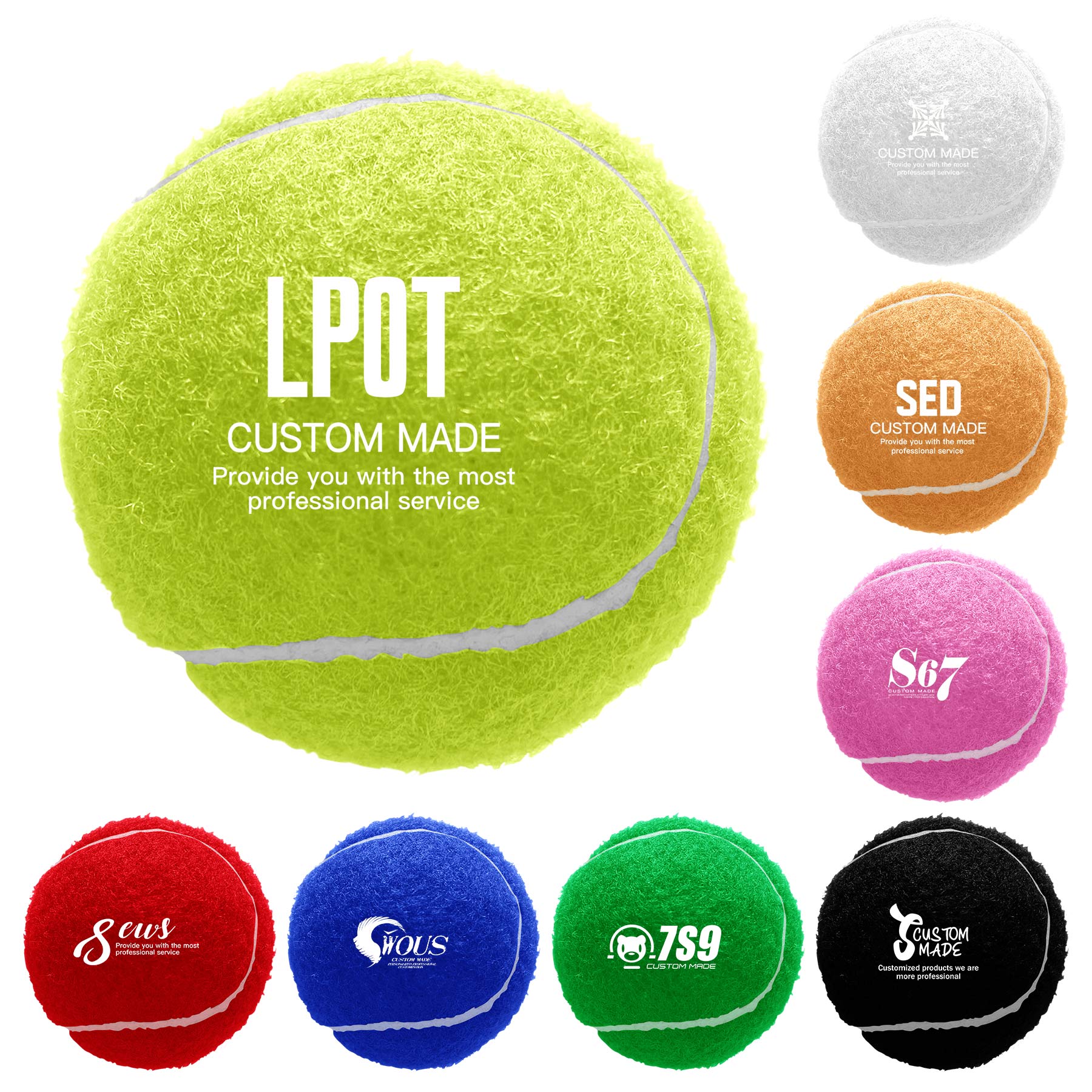 Bite Resistant Rubber Tennis Ball