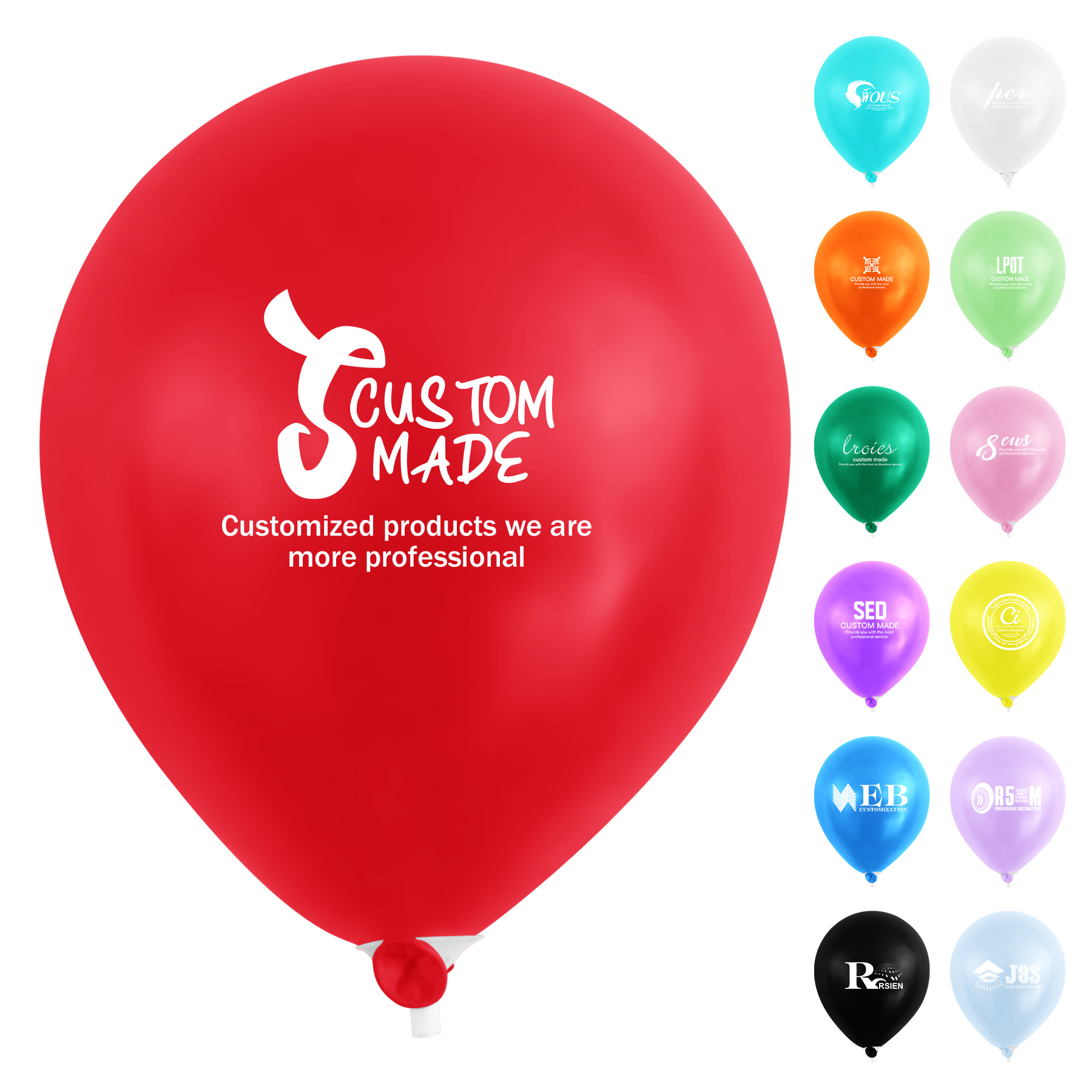 FlyFlyPromos - Strong Latex Balloons for Party Decorations - Promotional Product