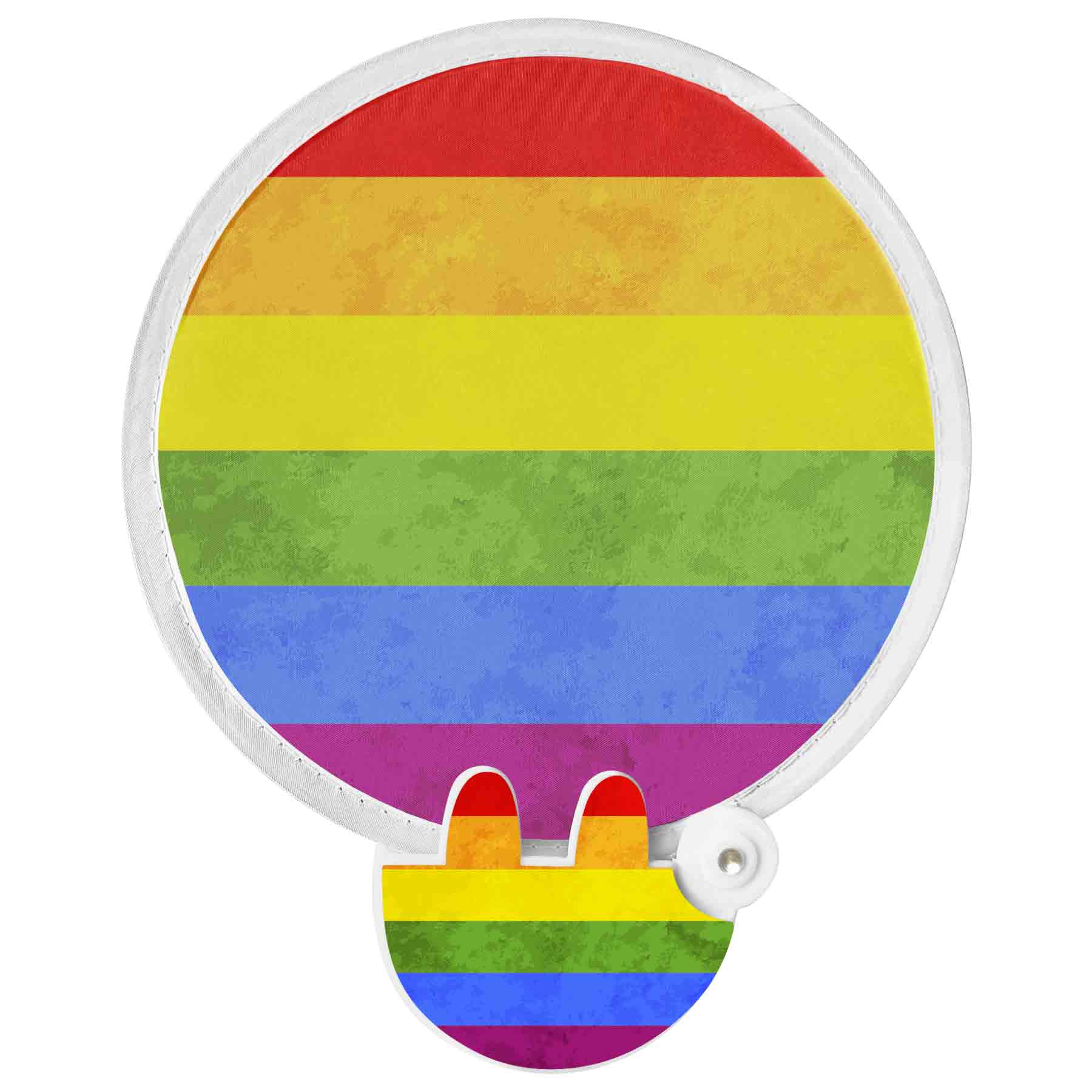 FlyFlyPromos - Full Color Foldable Flying Disc Fans Image 4 - Promotional Product