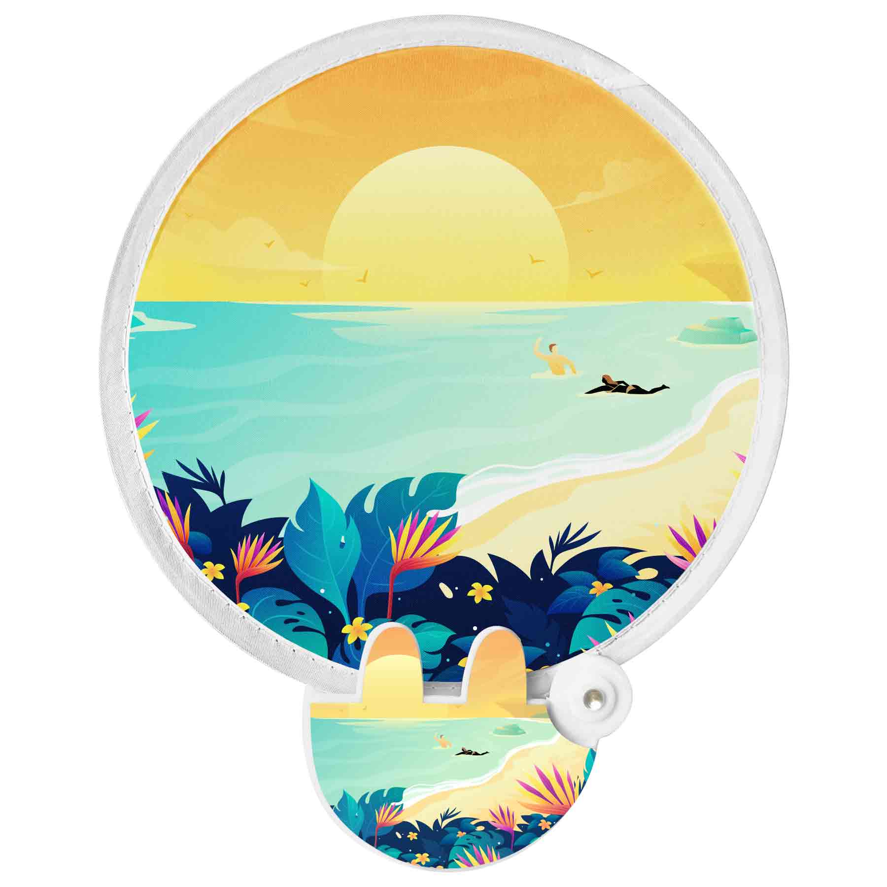 FlyFlyPromos - Full Color Foldable Flying Disc Fans Image 13 - Promotional Product