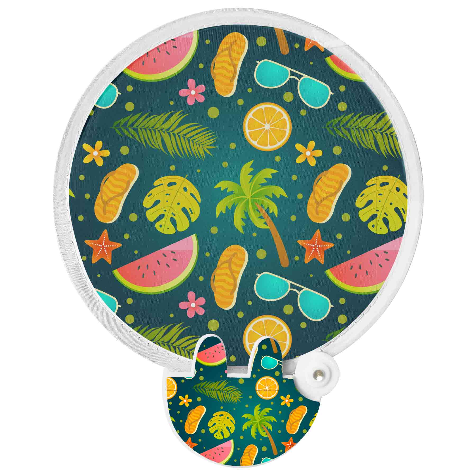 FlyFlyPromos - Full Color Foldable Flying Disc Fans Image 12 - Promotional Product
