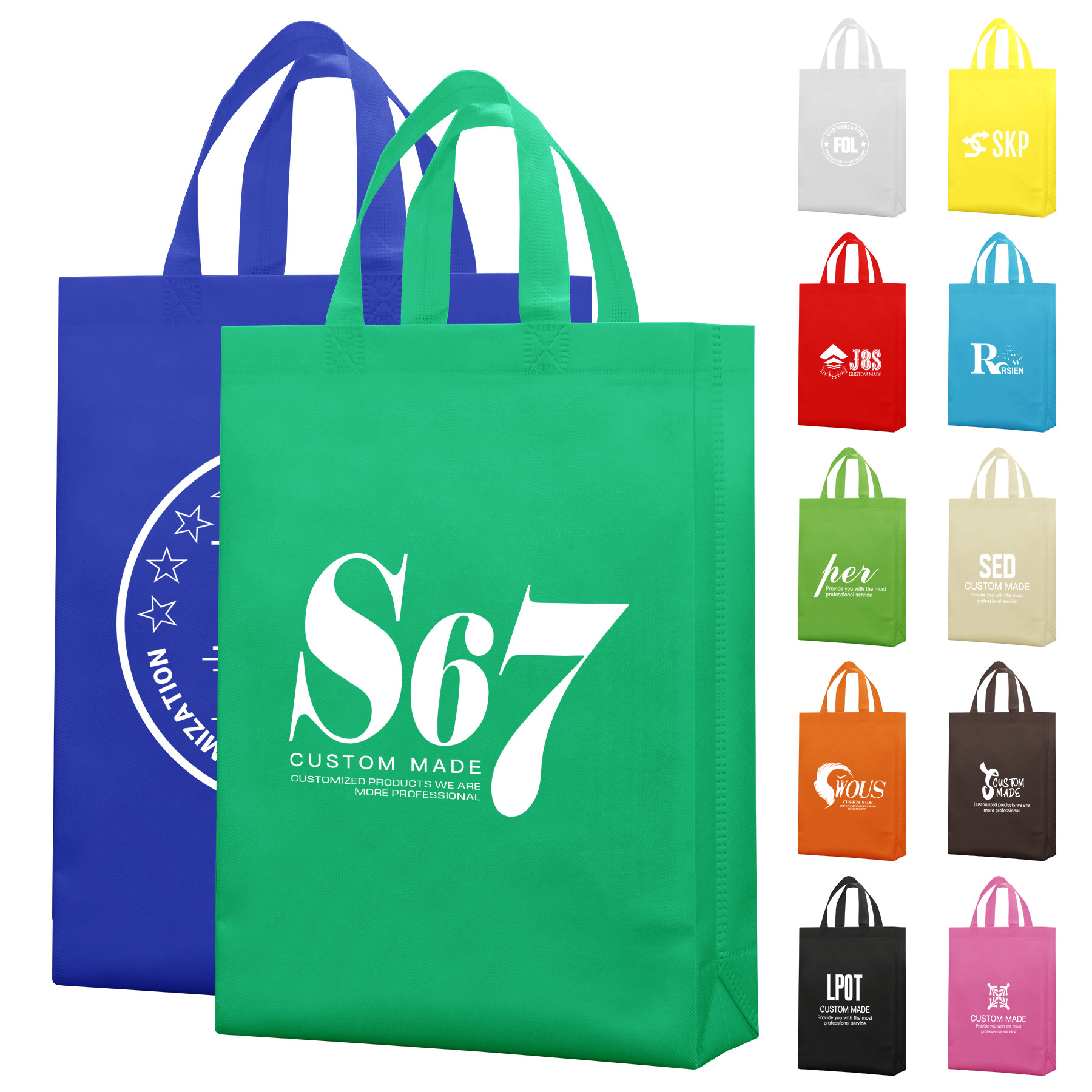 FlyFlyPromos - Non-Woven Grocery Tote Bag - Promotional Product