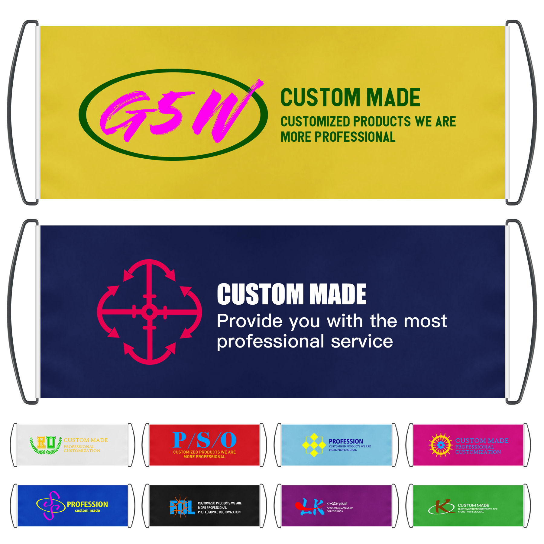 FlyFlyPromos - Retractable Hand Roll Banner - Promotional Product